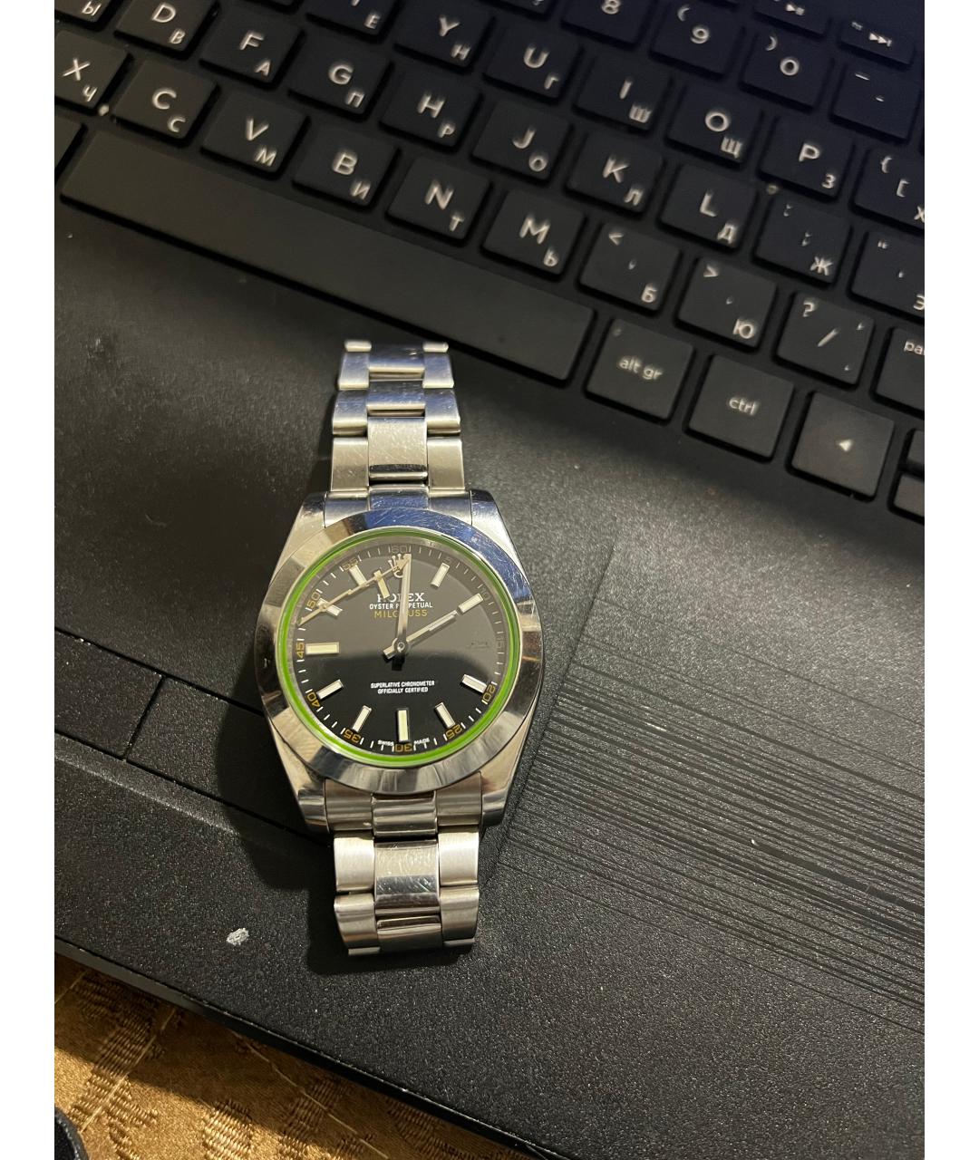 ROLEX Серебряные серебряные часы, фото 2