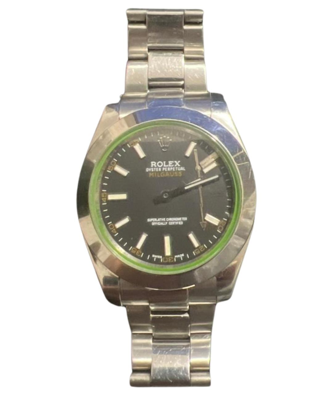 ROLEX Серебряные серебряные часы, фото 1