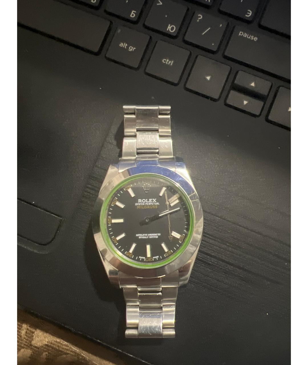 ROLEX Серебряные серебряные часы, фото 3