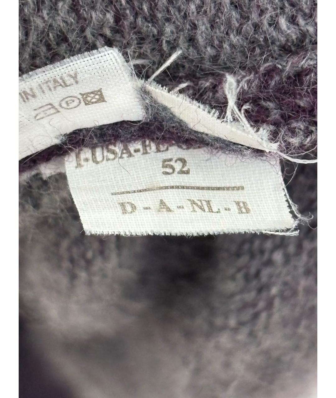 BRUNELLO CUCINELLI Фиолетовый кашемировый джемпер / свитер, фото 4