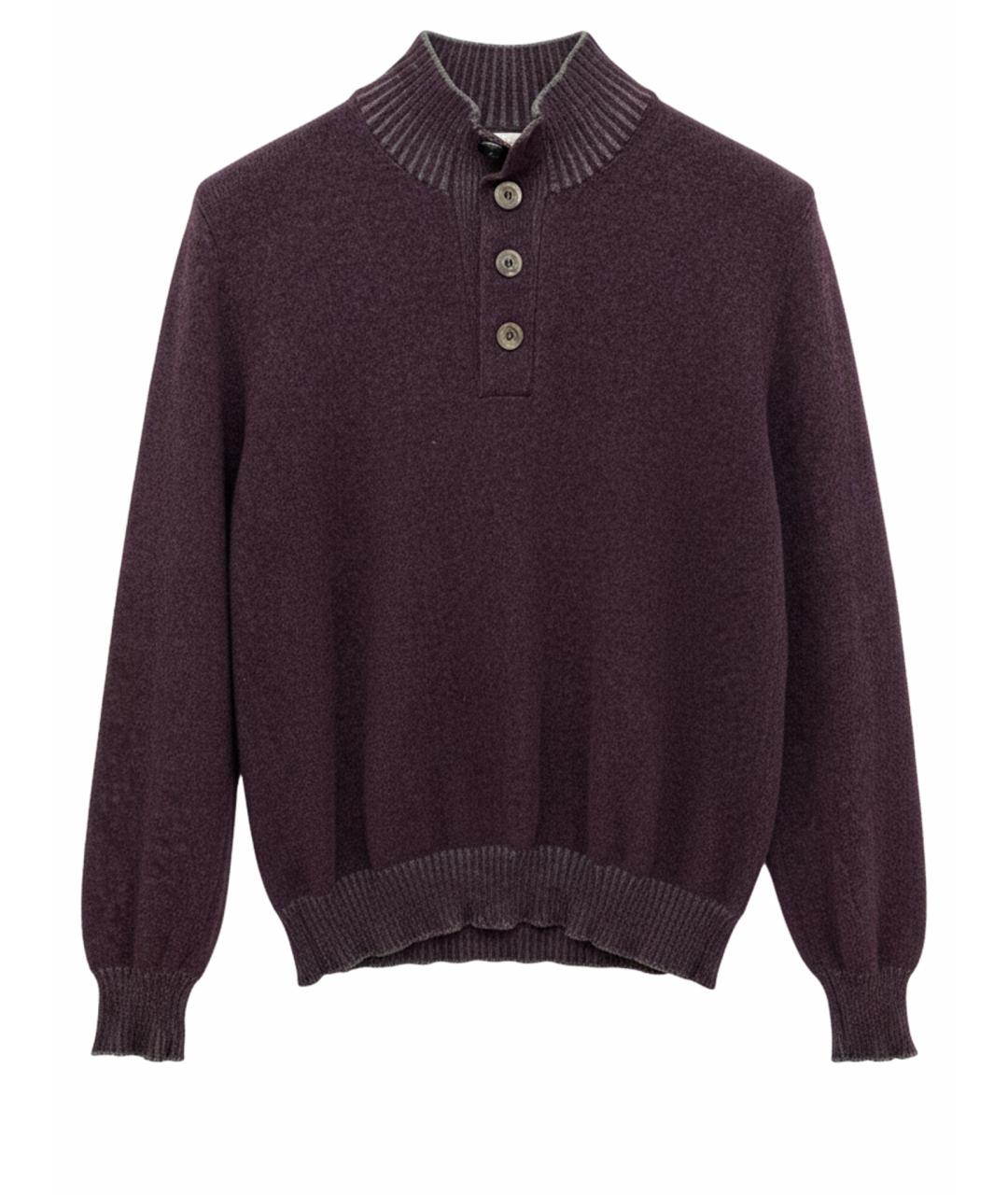 BRUNELLO CUCINELLI Фиолетовый кашемировый джемпер / свитер, фото 1
