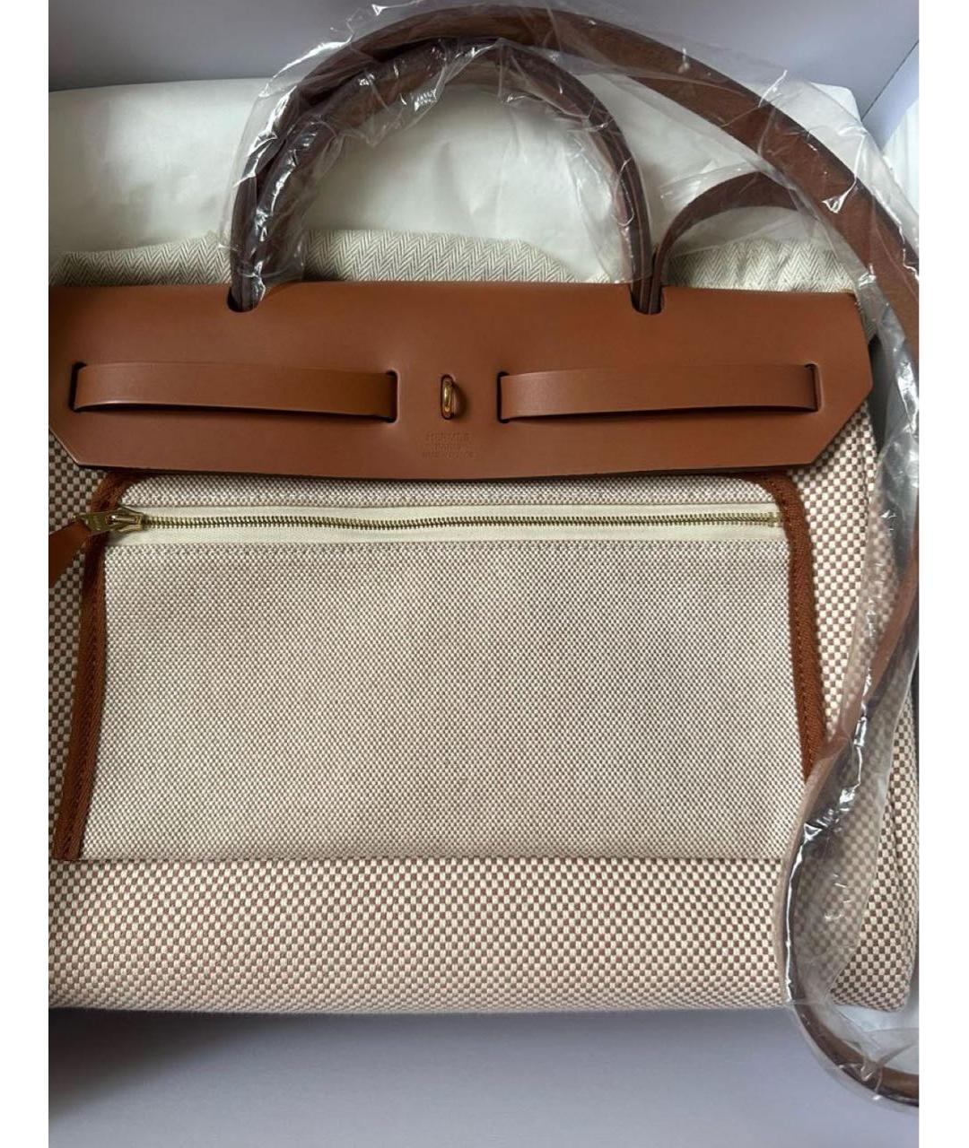 HERMES Мульти кожаная сумка с короткими ручками, фото 5