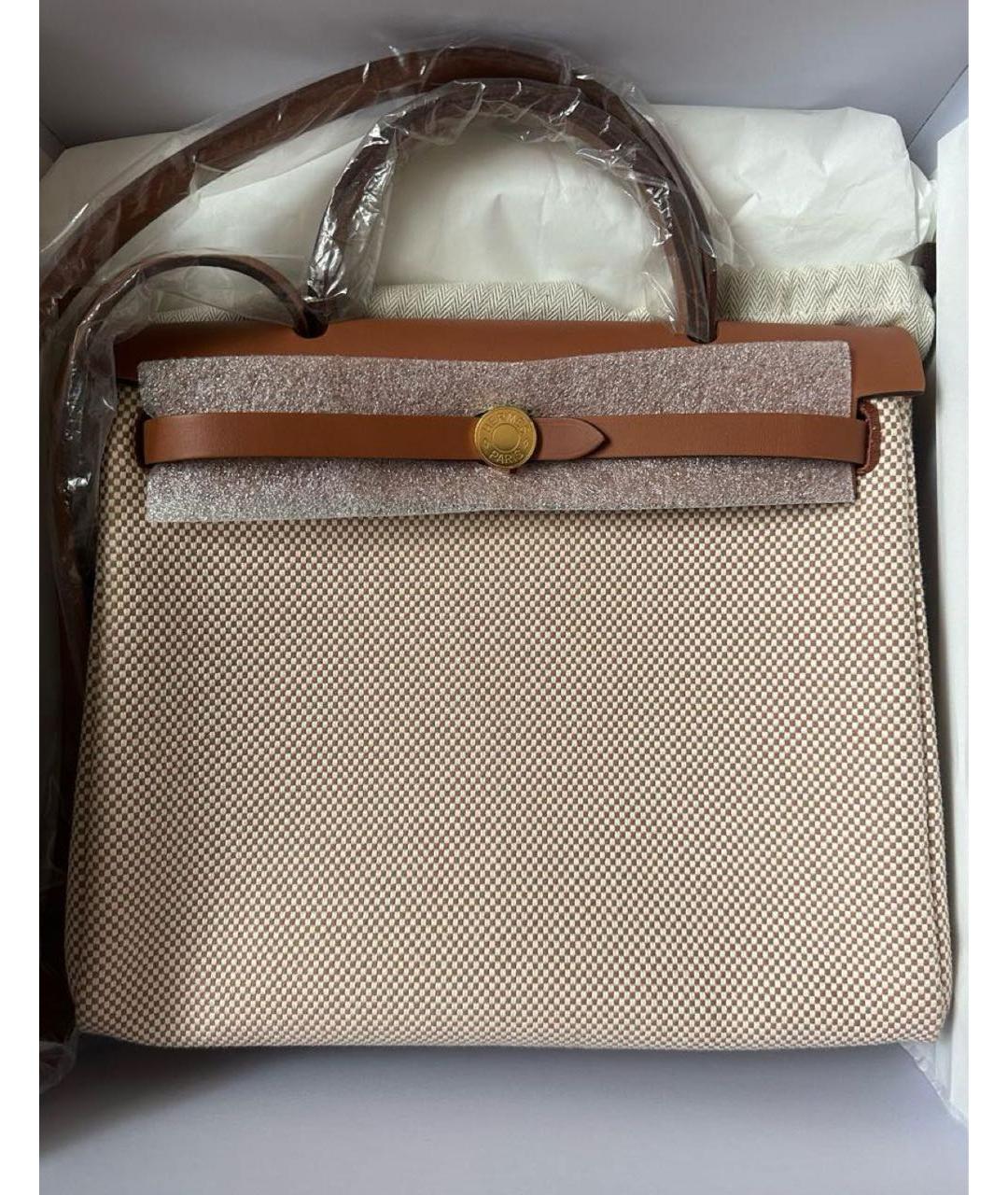 HERMES Мульти кожаная сумка с короткими ручками, фото 4