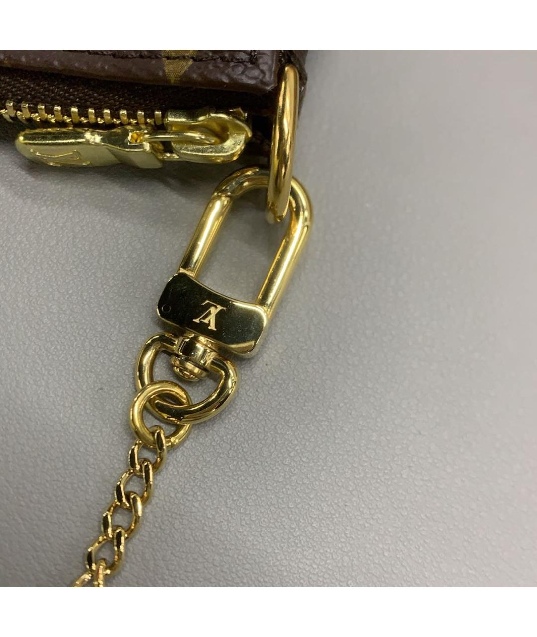 LOUIS VUITTON Коричневая сумка с короткими ручками, фото 8