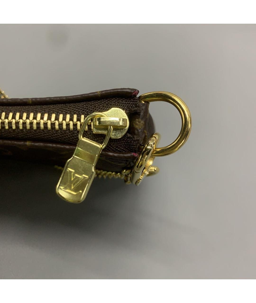 LOUIS VUITTON Коричневая сумка с короткими ручками, фото 7