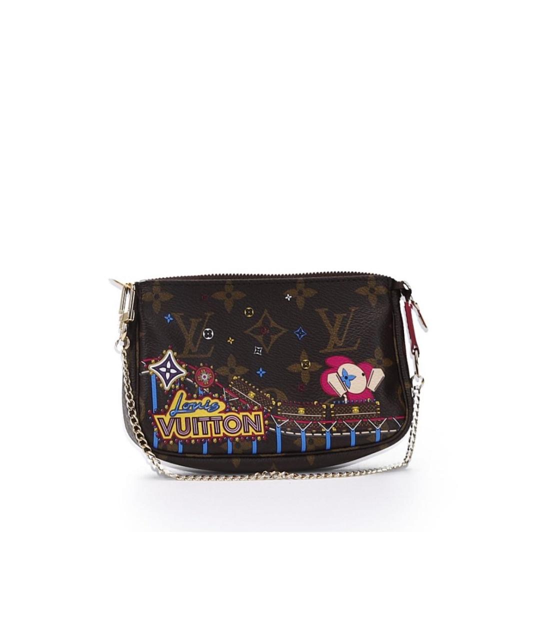 LOUIS VUITTON Коричневая сумка с короткими ручками, фото 9