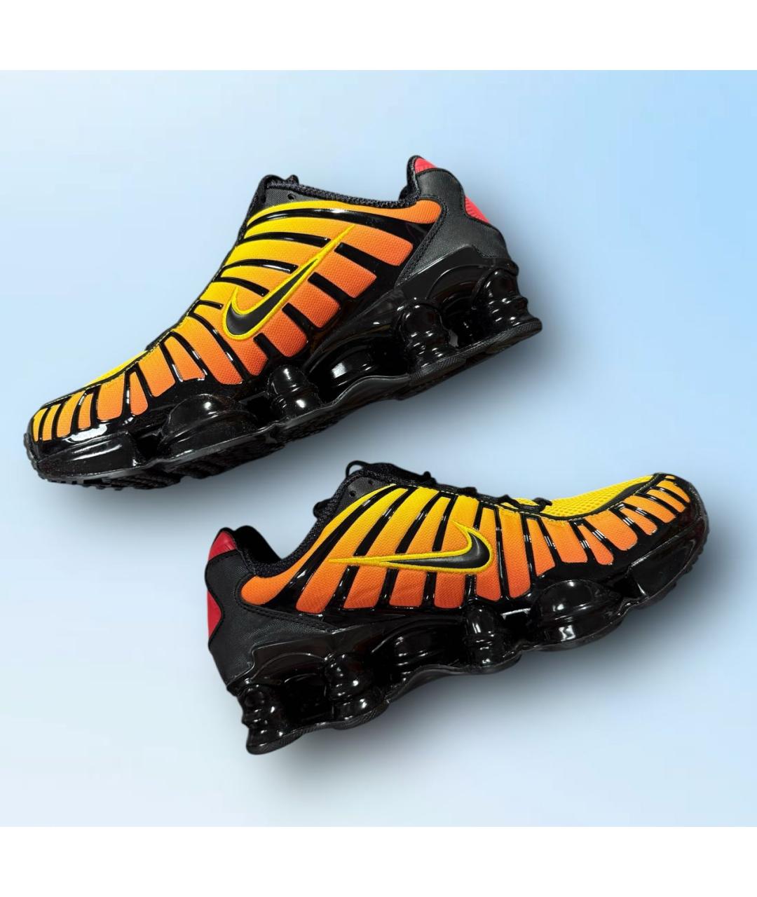 NIKE Желтые текстильные низкие кроссовки / кеды, фото 7