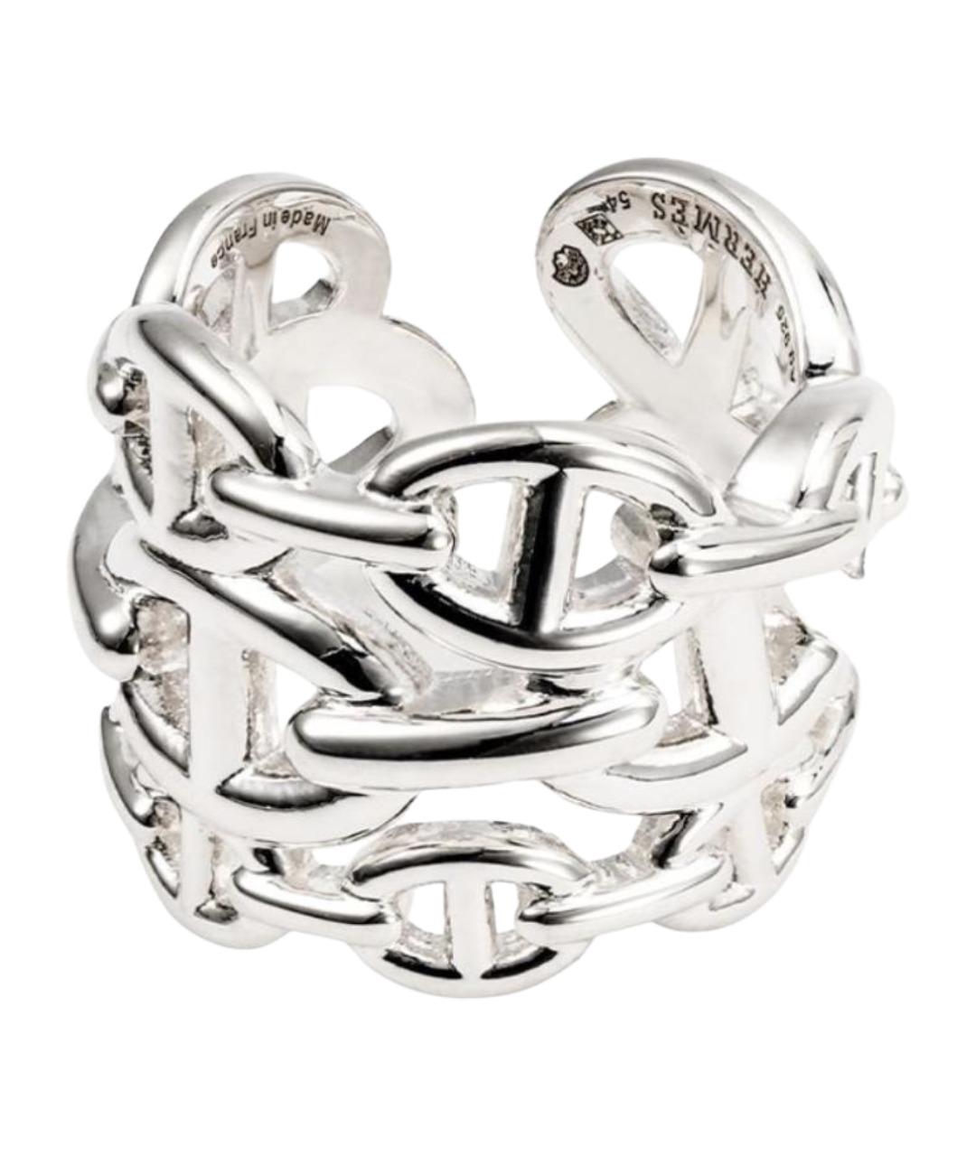HERMES Серебряное кольцо, фото 1