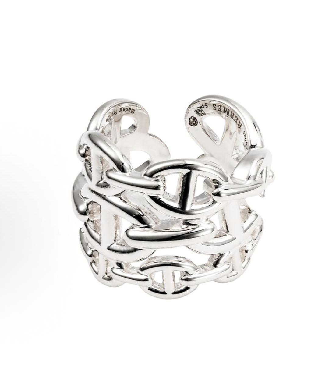 HERMES Серебряное кольцо, фото 5