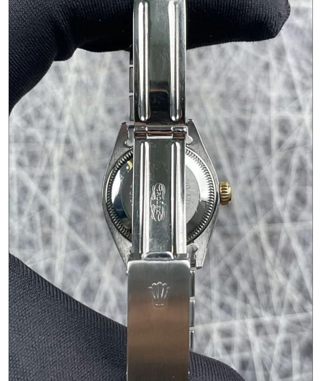 ROLEX Фиолетовые часы из желтого золота, фото 3