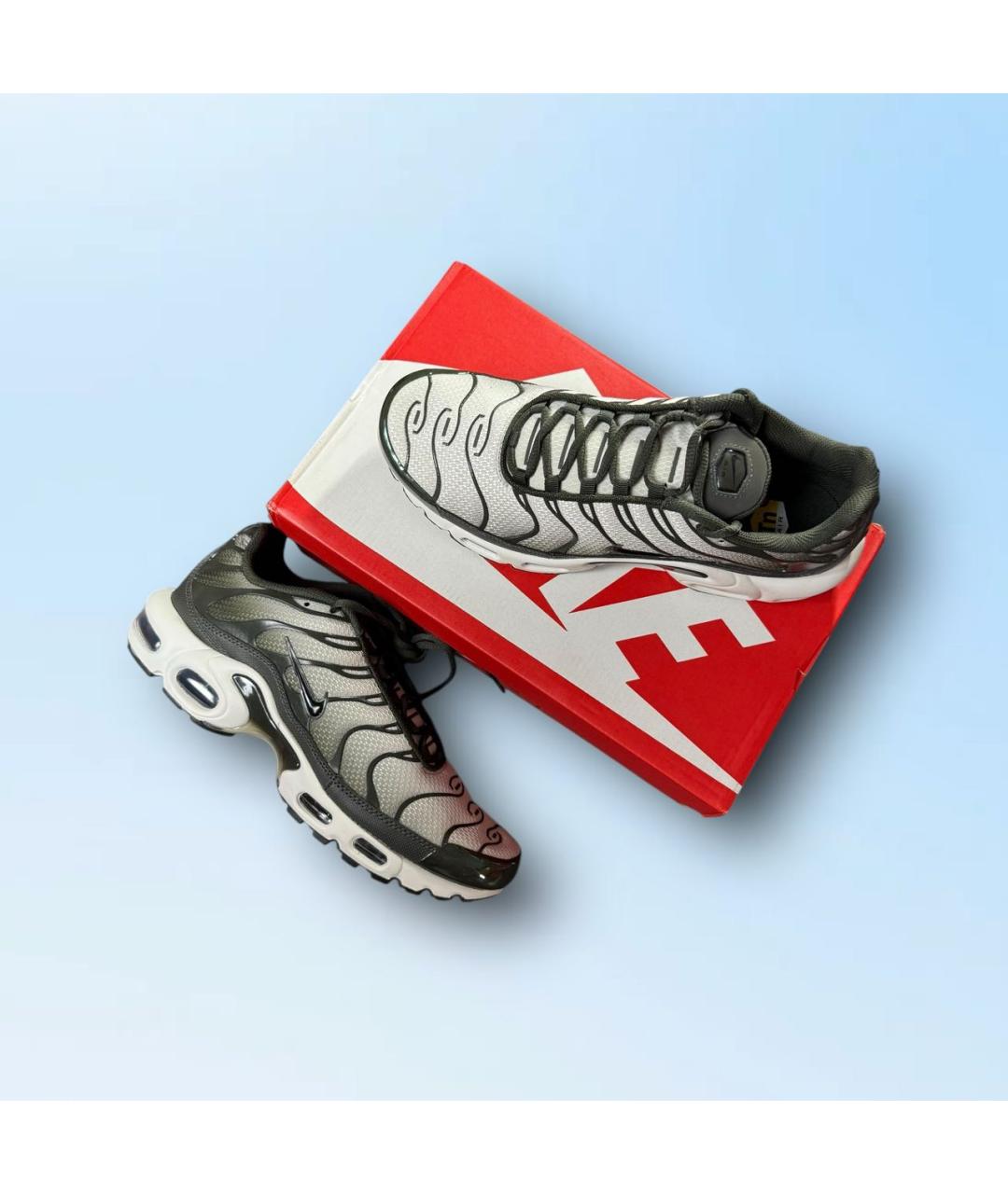 NIKE Зеленые текстильные низкие кроссовки / кеды, фото 2