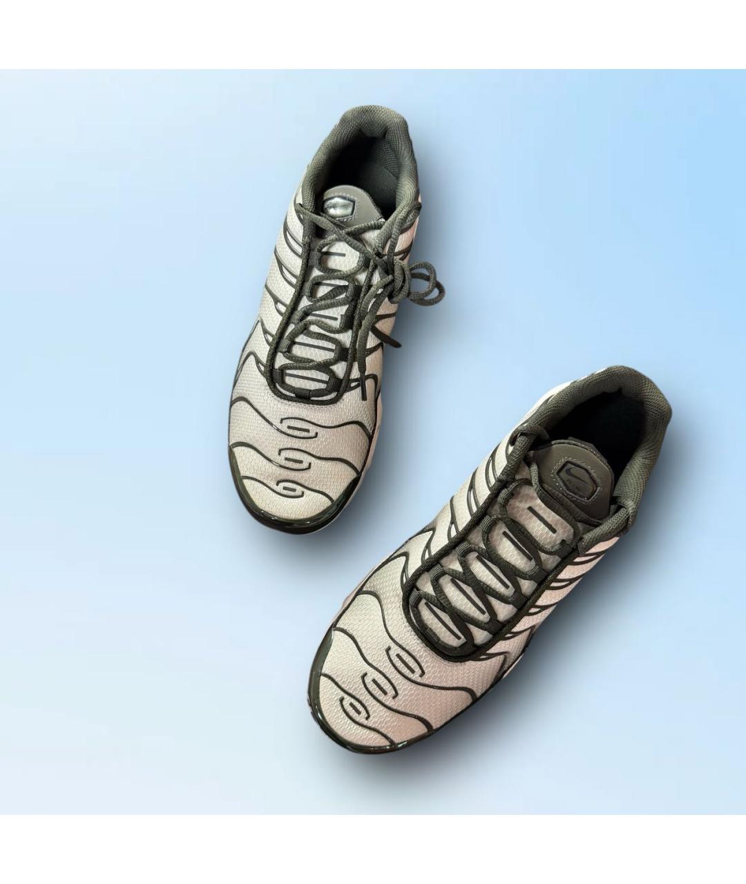 NIKE Зеленые текстильные низкие кроссовки / кеды, фото 7