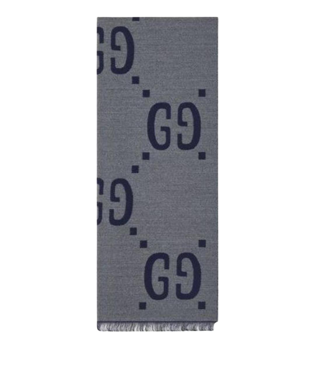 GUCCI Мульти шерстяной шарф, фото 1