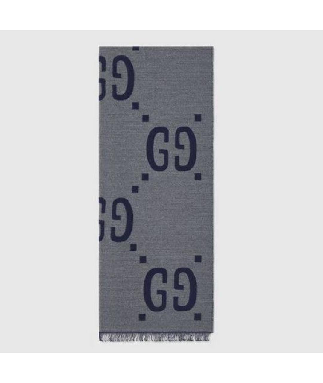 GUCCI Мульти шерстяной шарф, фото 6