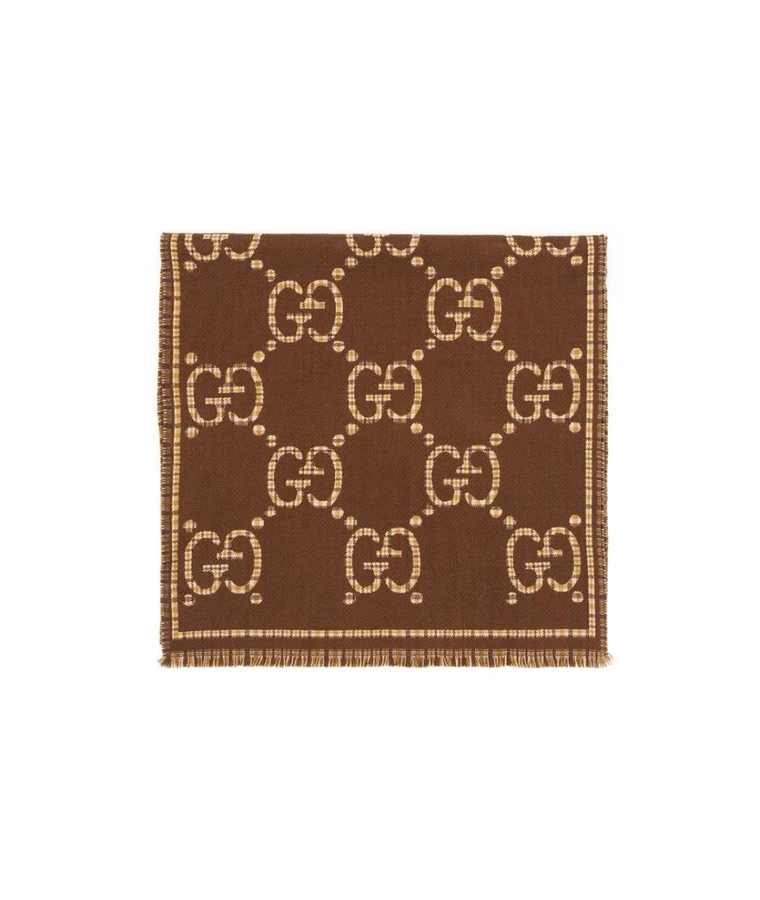 GUCCI Мульти шерстяной шарф, фото 3