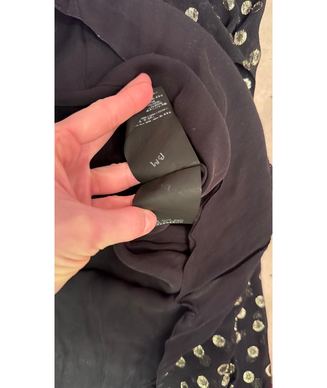 SAINT LAURENT Черное хлопковое коктейльное платье, фото 7