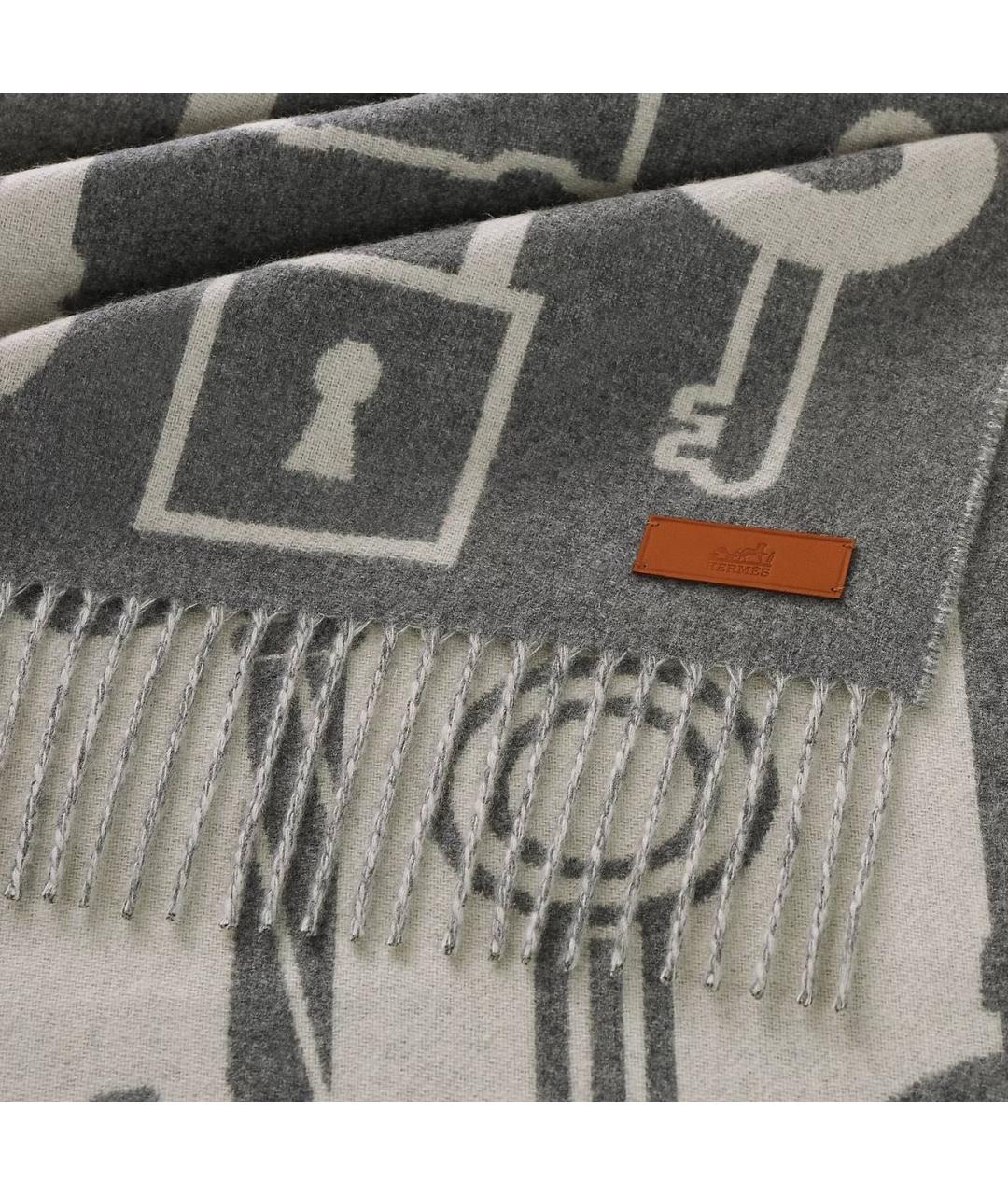 HERMES Мульти кашемировый шарф, фото 3