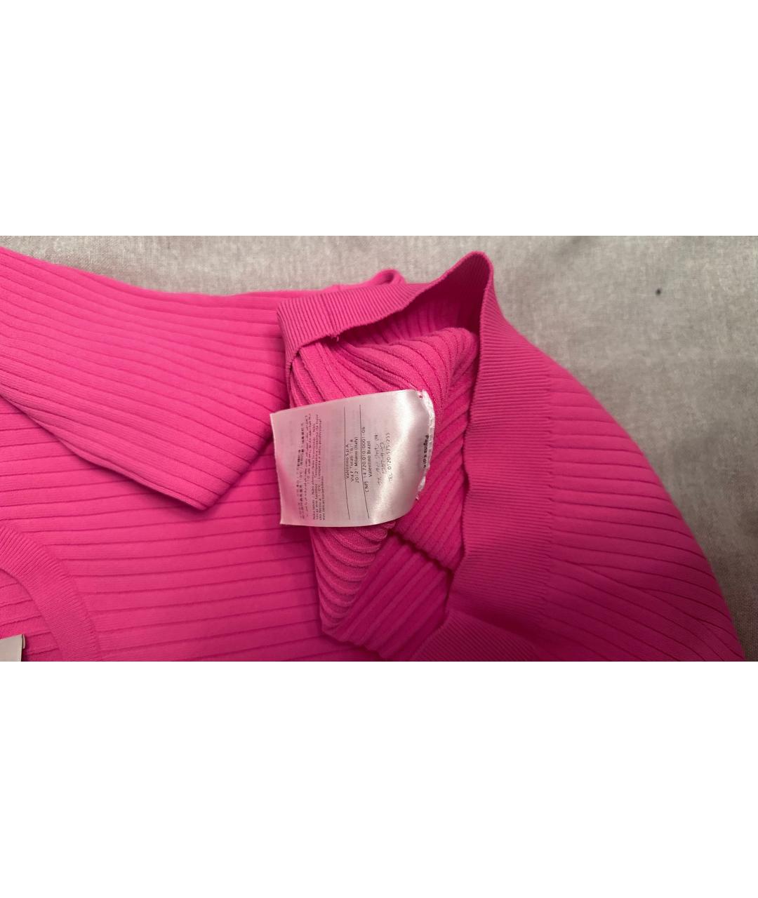 VALENTINO Розовый шерстяной джемпер / свитер, фото 5