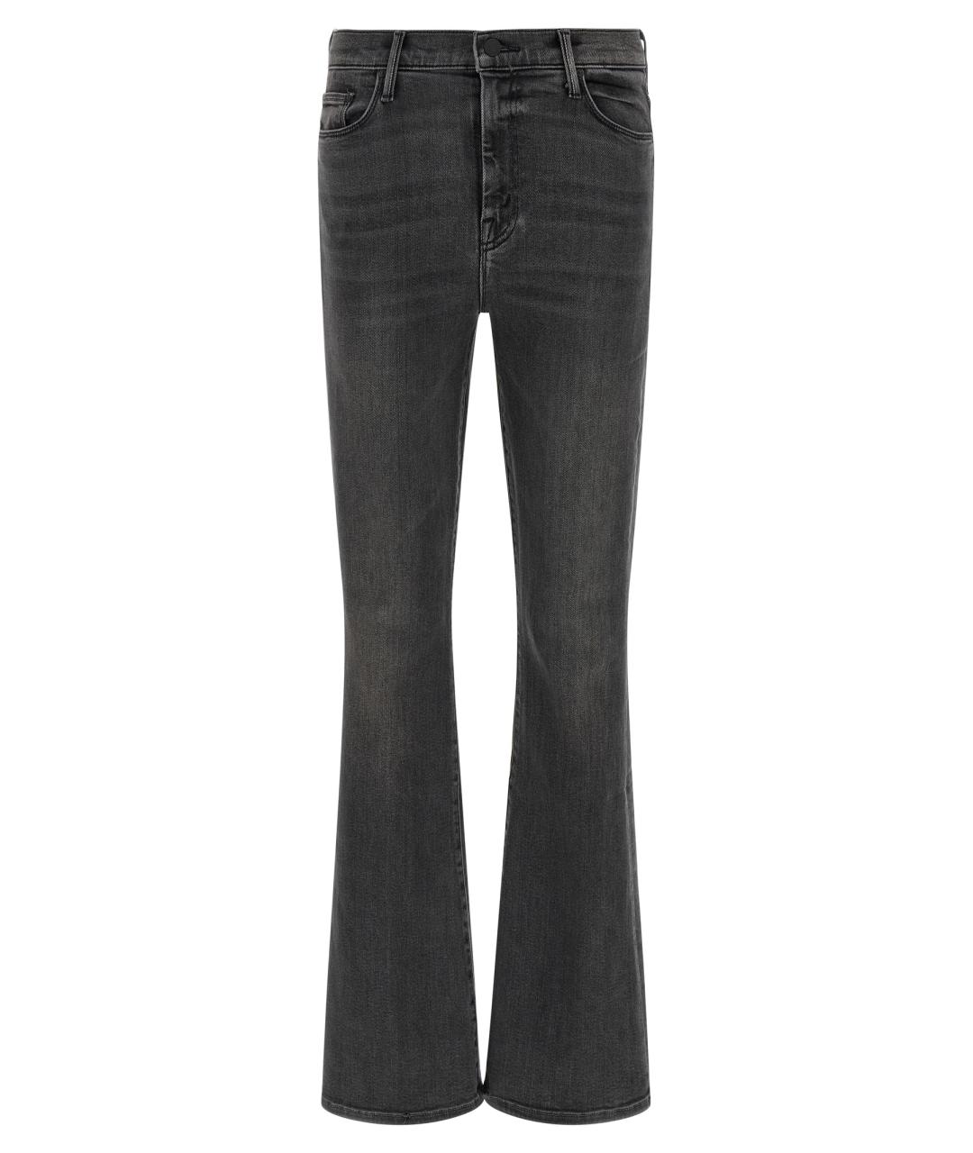 MOTHER Серые хлопковые прямые джинсы, фото 1