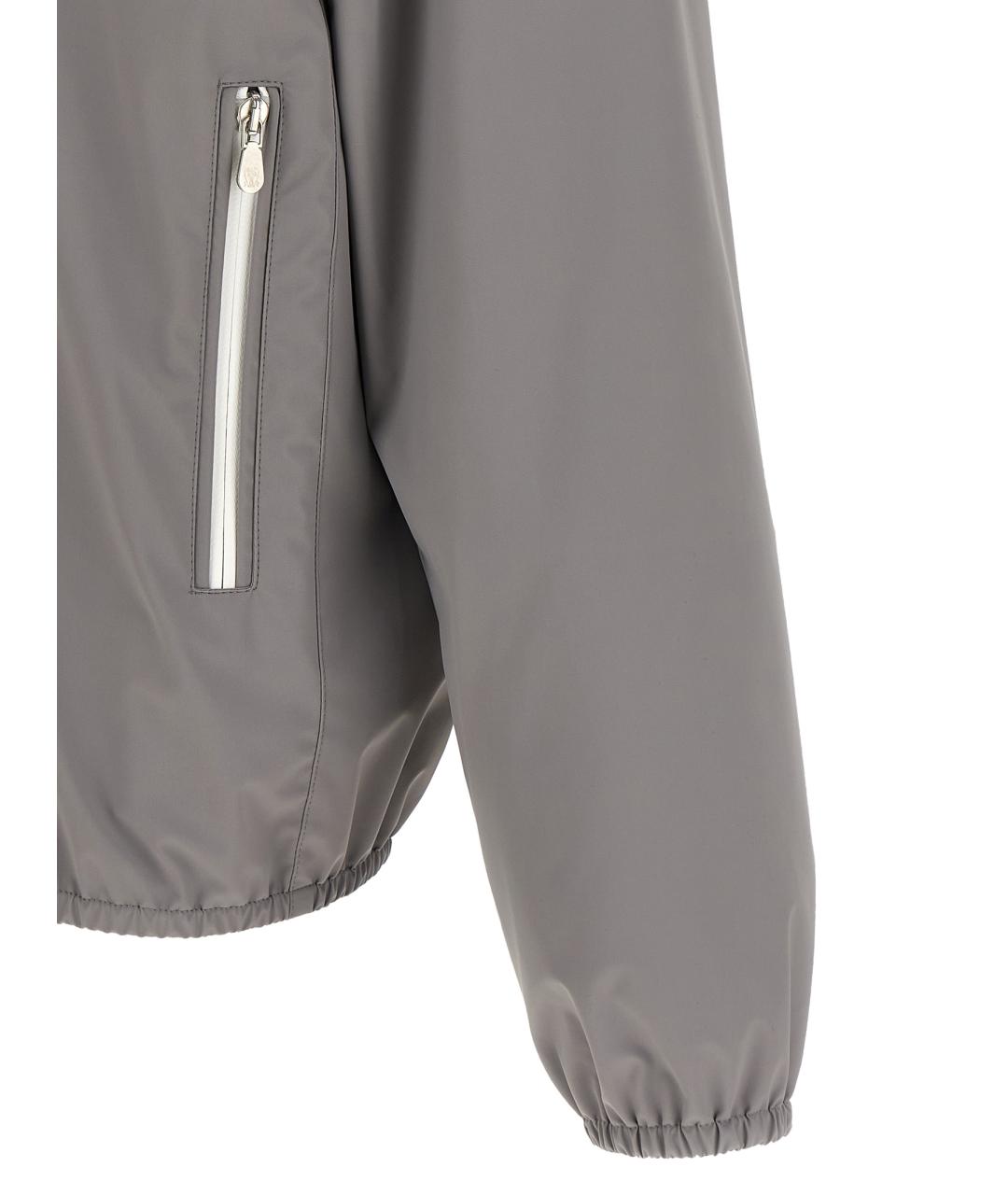 BRUNELLO CUCINELLI Серая полиамидовая куртка, фото 4