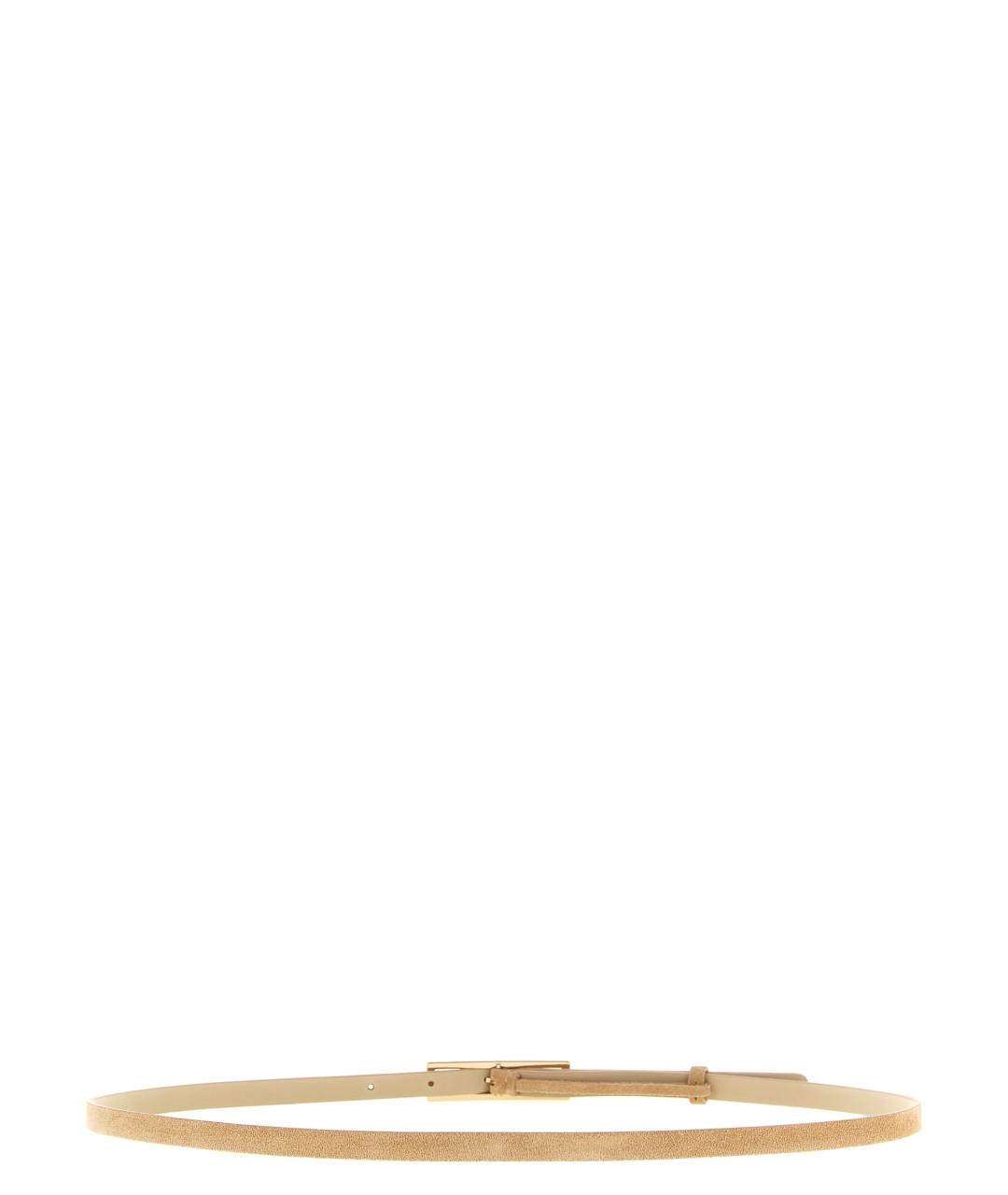 FABIANA FILIPPI Бежевый кожаный ремень, фото 2