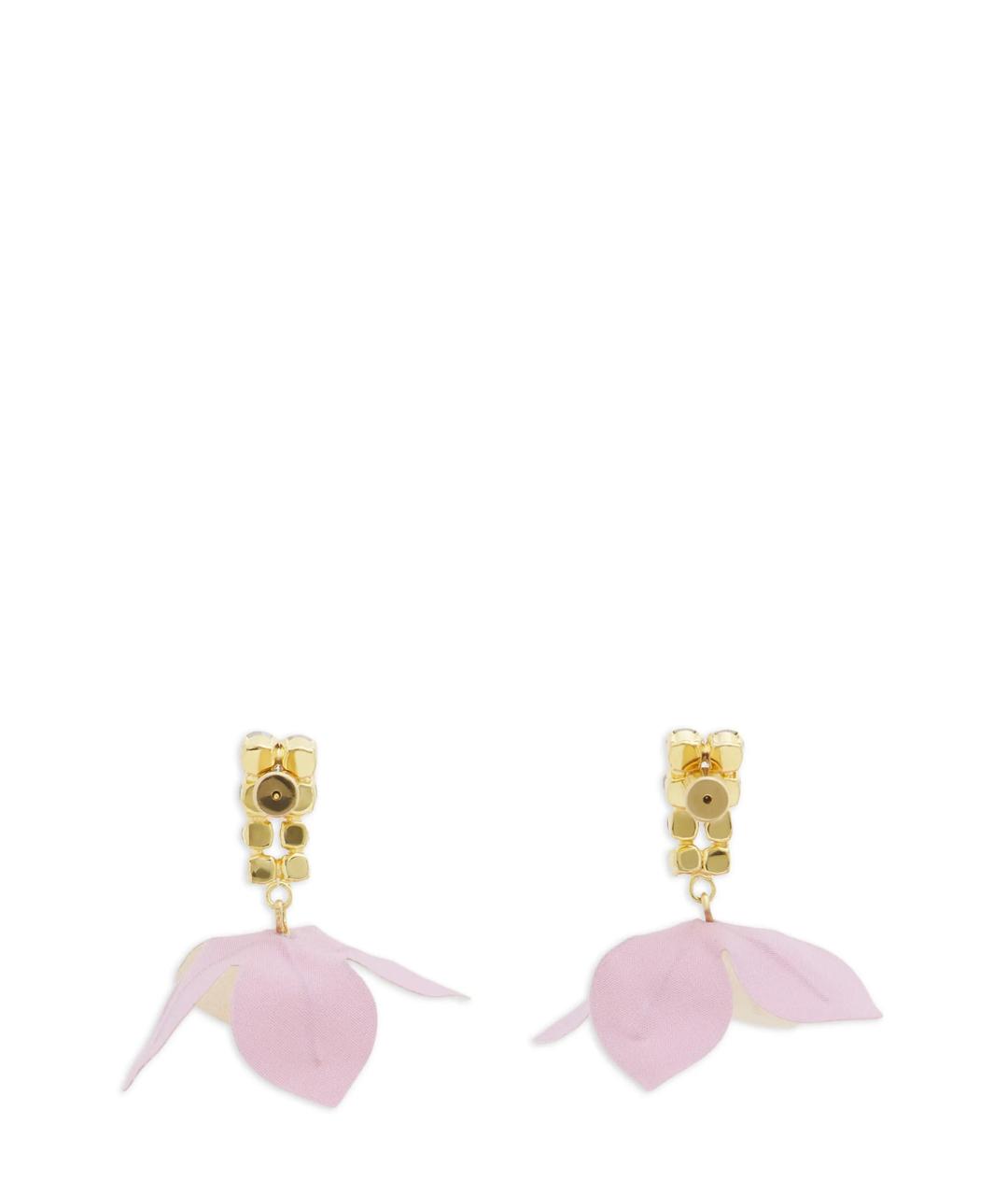 MARNI Розовые металлические серьги, фото 2