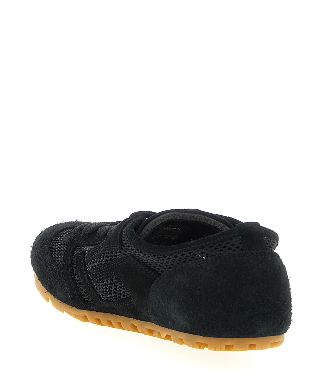 BALMAIN Черные замшевые кроссовки, фото 3