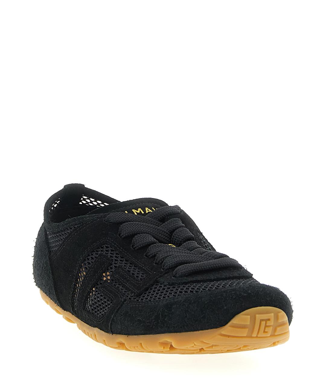 BALMAIN Черные замшевые кроссовки, фото 2