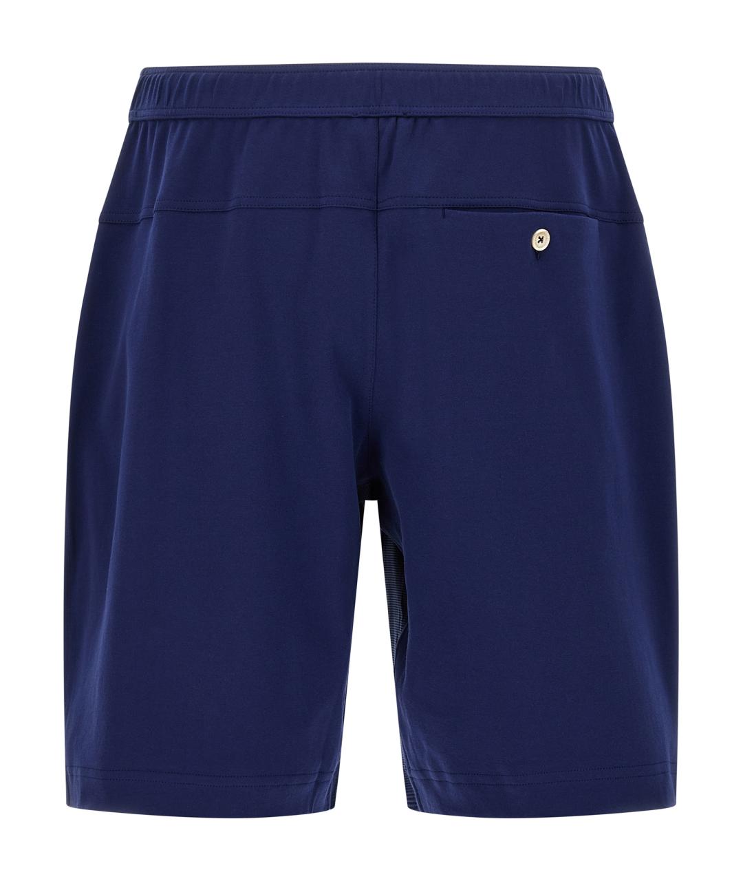 BRUNELLO CUCINELLI Синие хлопковые шорты, фото 2