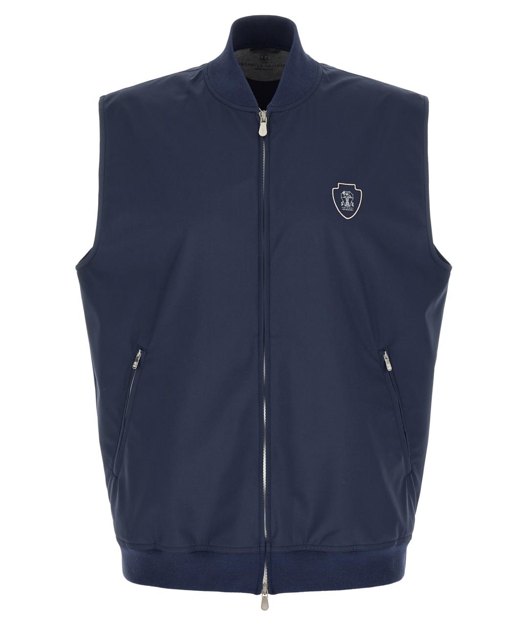 BRUNELLO CUCINELLI Синий жилет, фото 1