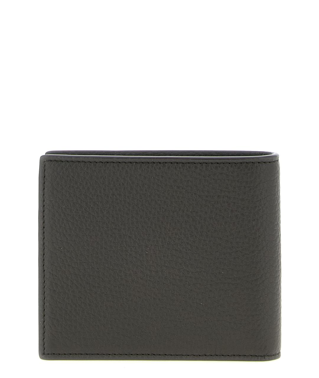 SAINT LAURENT Коричневый кожаный кошелек, фото 2