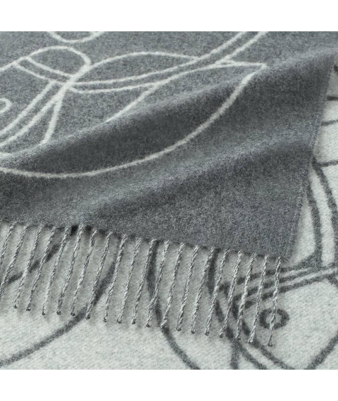 HERMES Мульти кашемировый шарф, фото 2