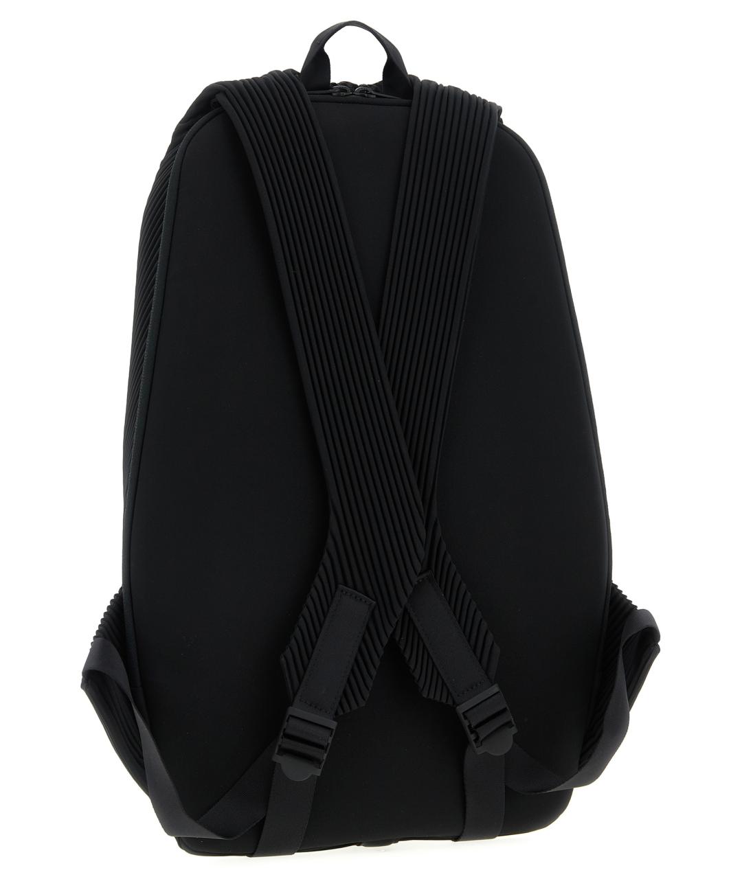 HOMME PLISSE ISSEY MIYAKE Черный синтетический рюкзак, фото 2