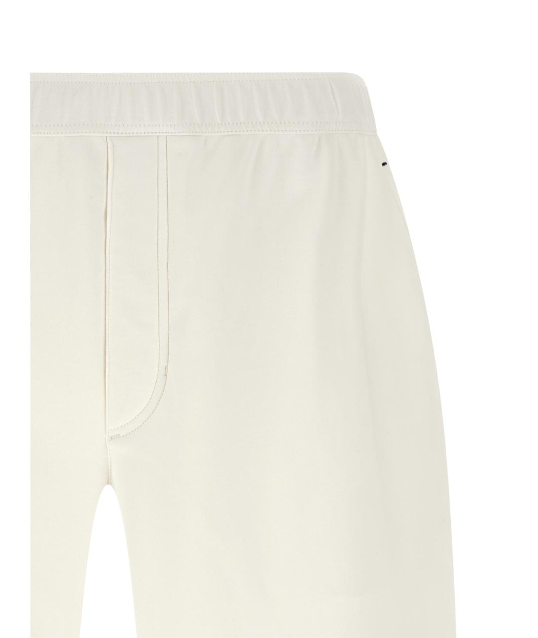 BRUNELLO CUCINELLI Белые хлопковые шорты, фото 3