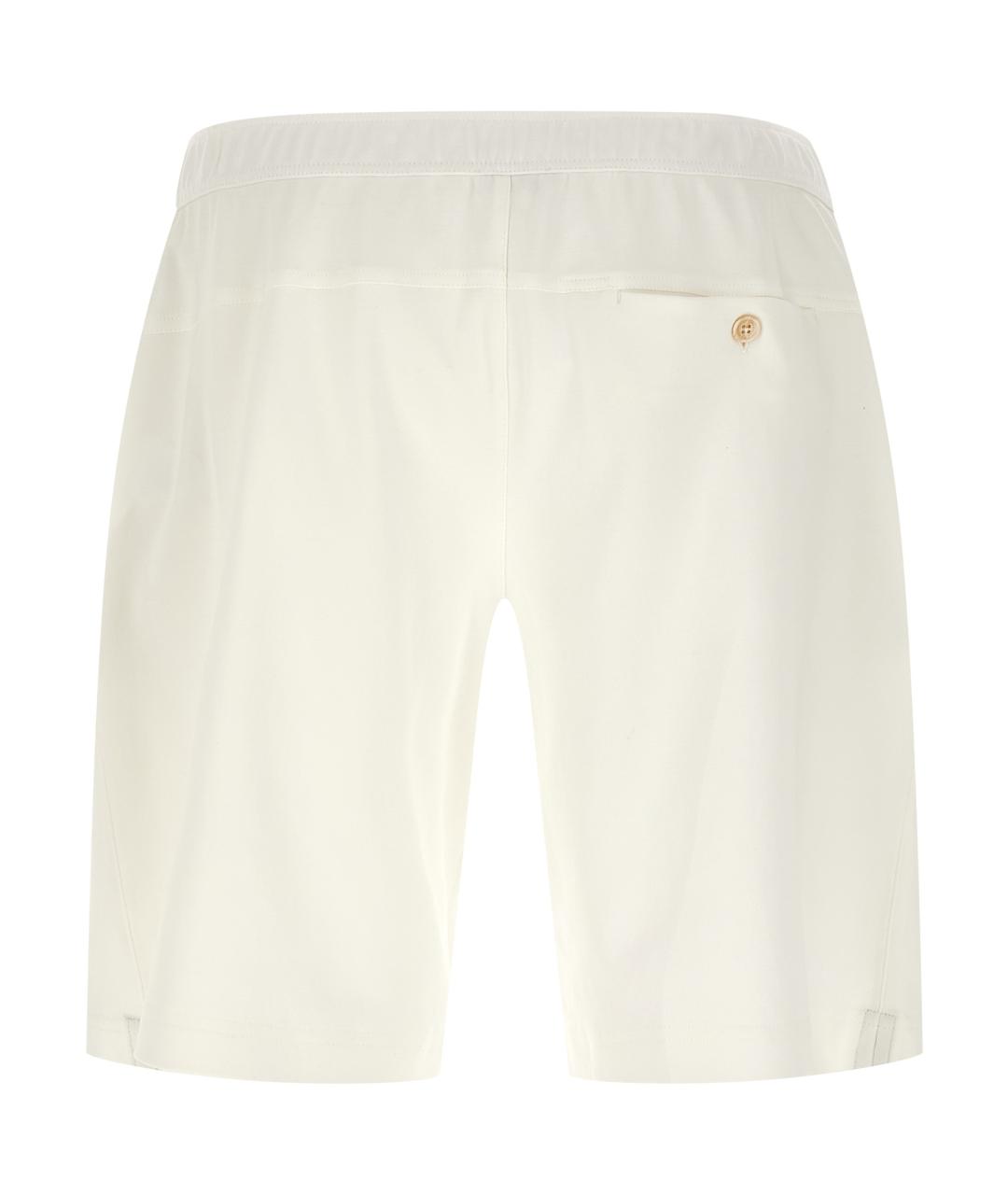 BRUNELLO CUCINELLI Белые хлопковые шорты, фото 2