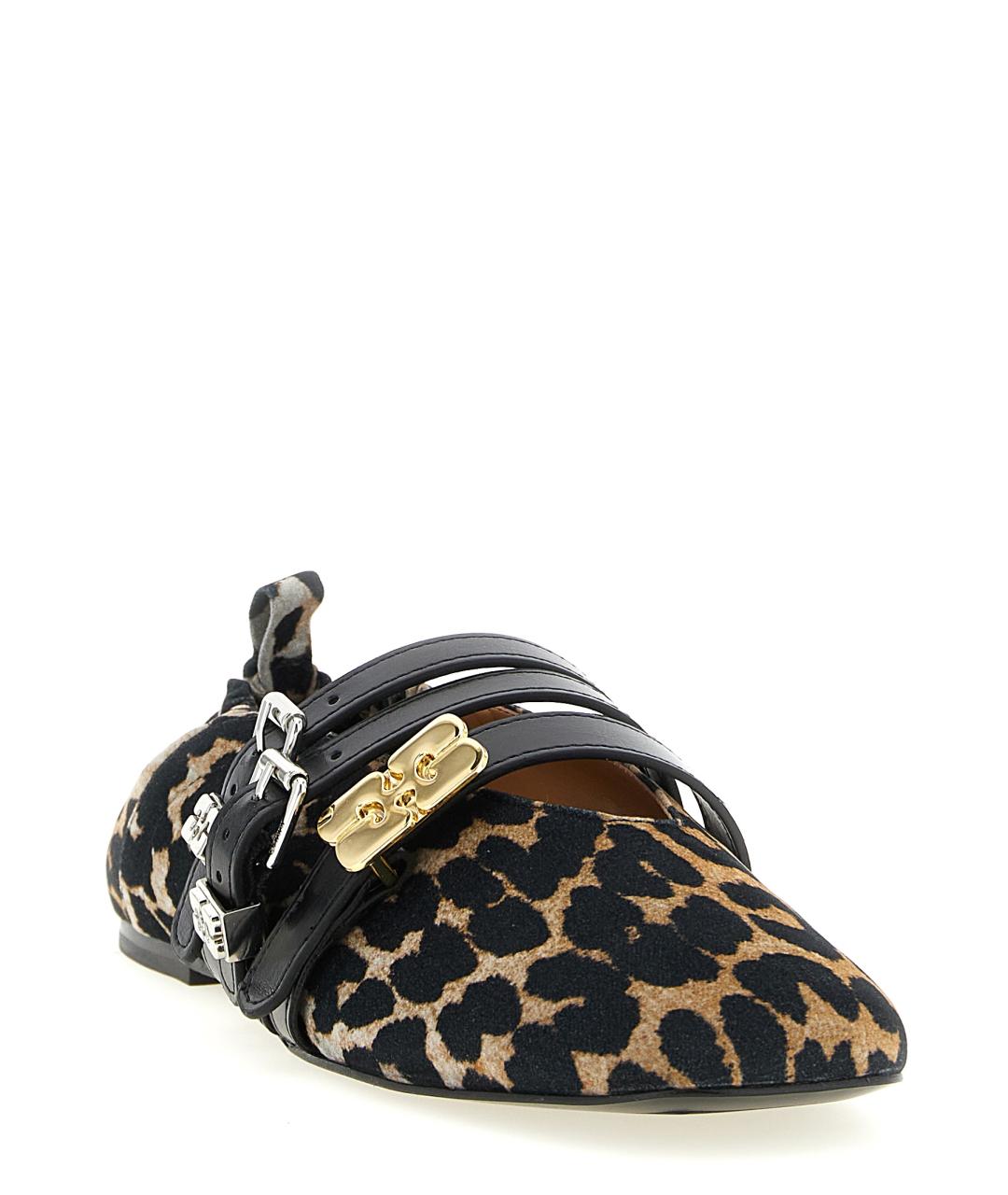 GANNI Мульти текстильные балетки, фото 2