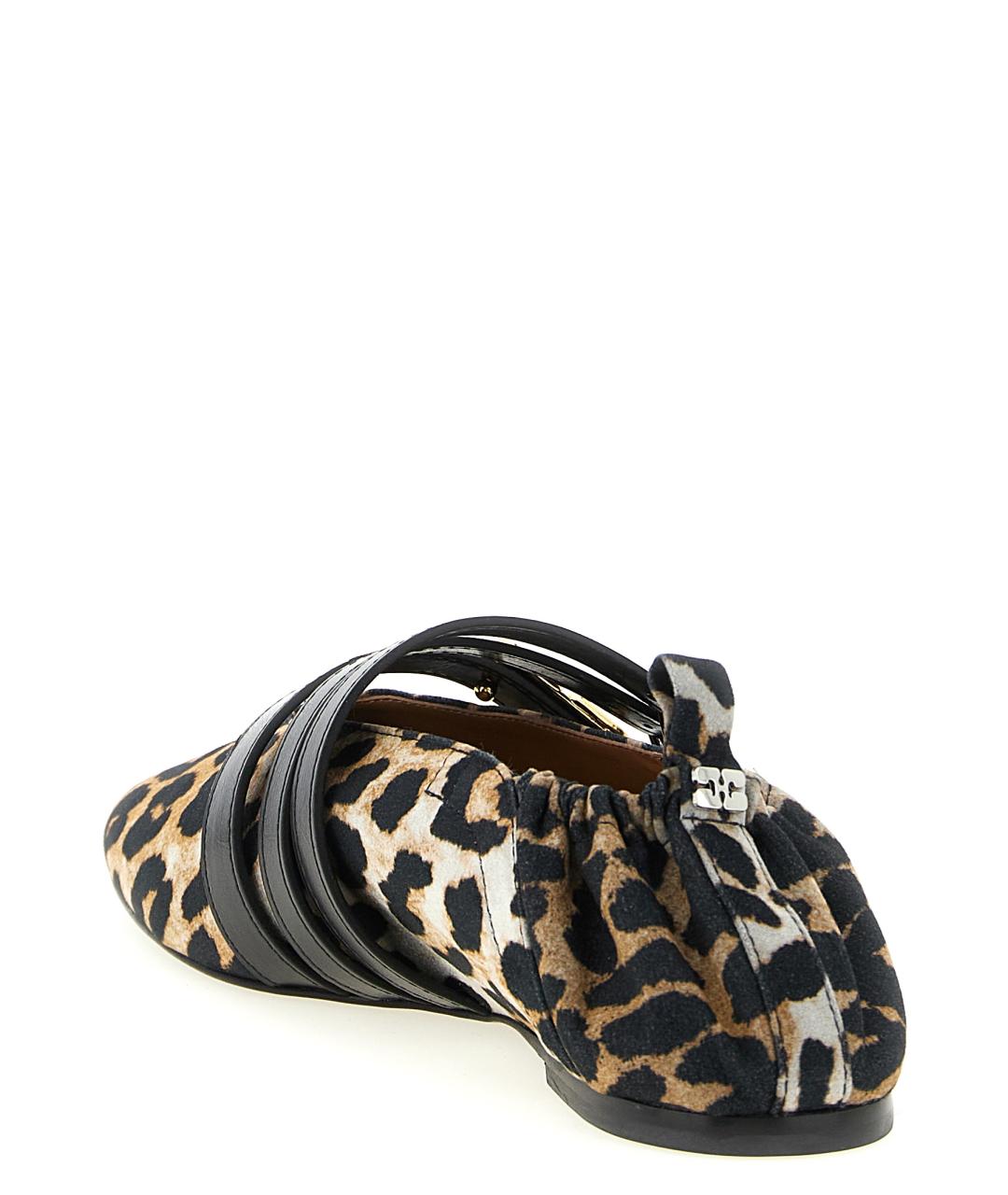 GANNI Мульти текстильные балетки, фото 3