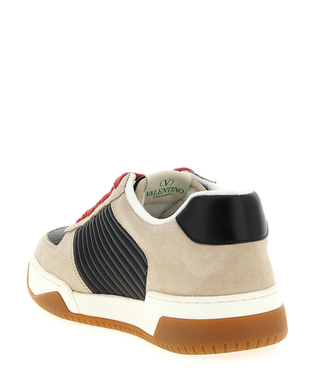 VALENTINO Мульти кожаные низкие кроссовки / кеды, фото 3