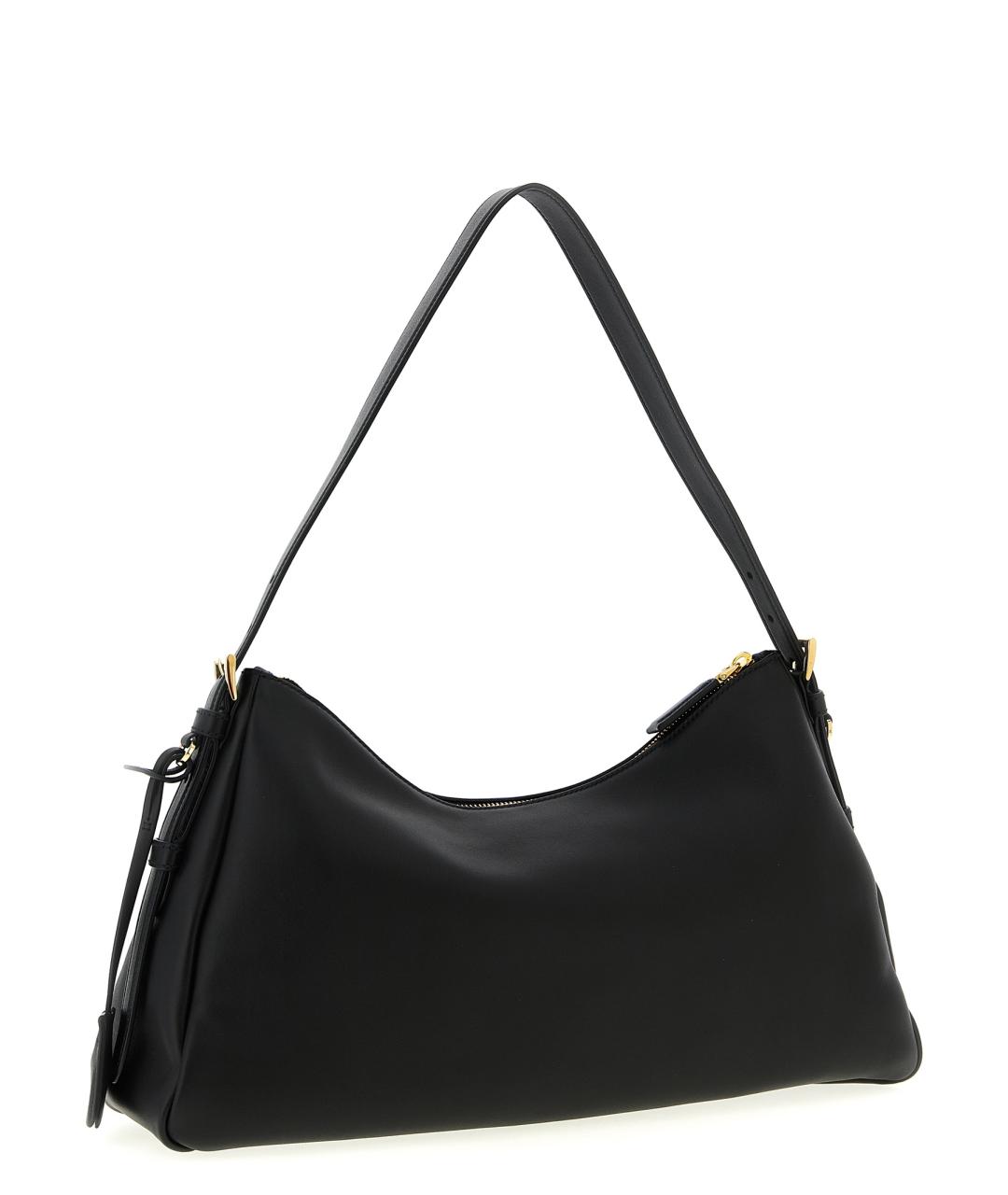 PRADA Черная кожаная сумка через плечо, фото 2