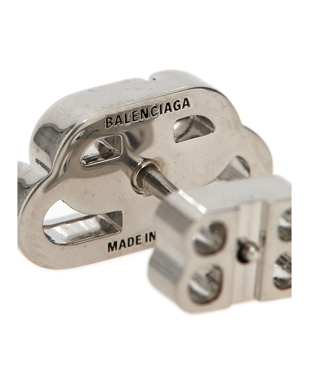 BALENCIAGA Серебряные серьги, фото 3