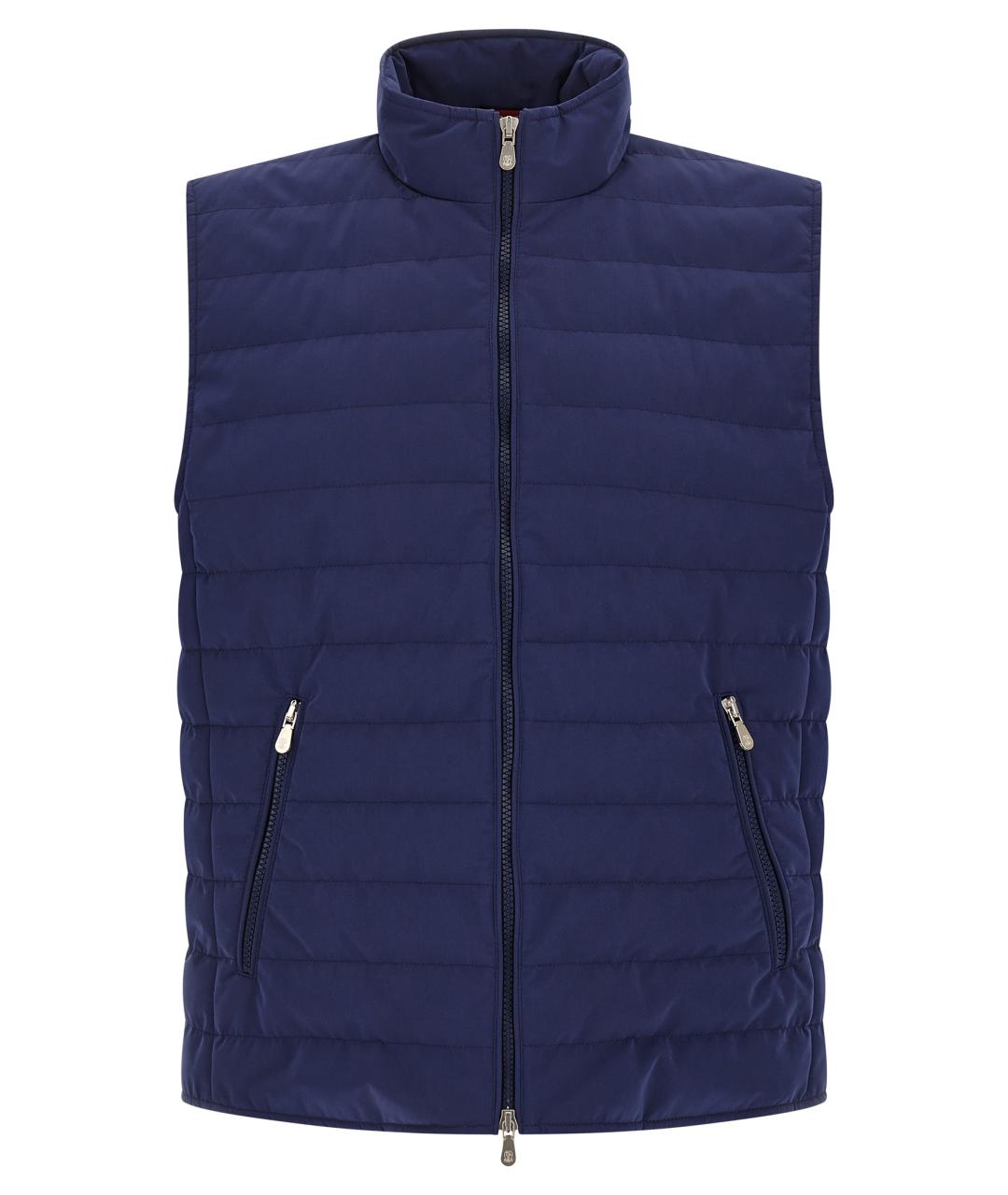 BRUNELLO CUCINELLI Синий жилет, фото 1