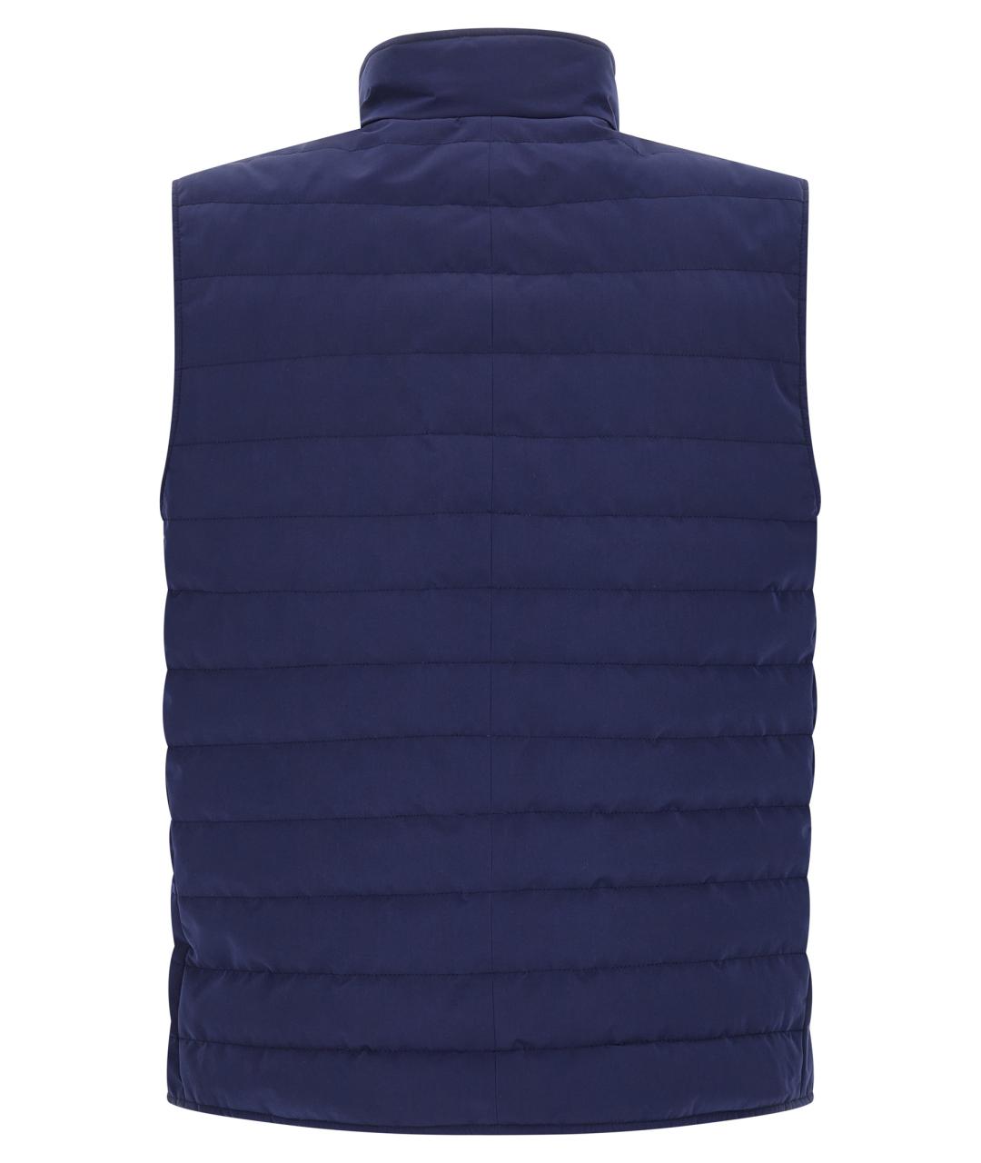 BRUNELLO CUCINELLI Синий жилет, фото 2