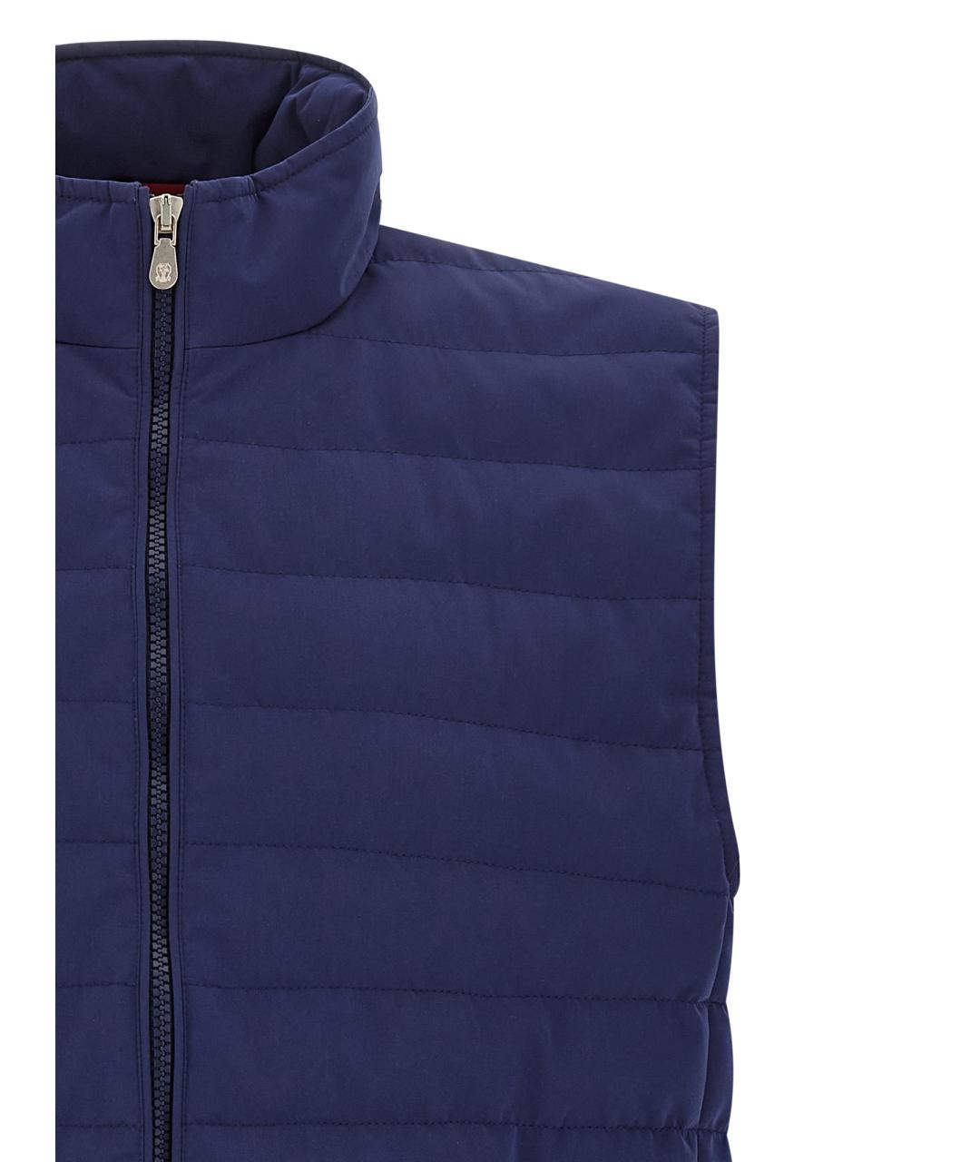 BRUNELLO CUCINELLI Синий жилет, фото 3