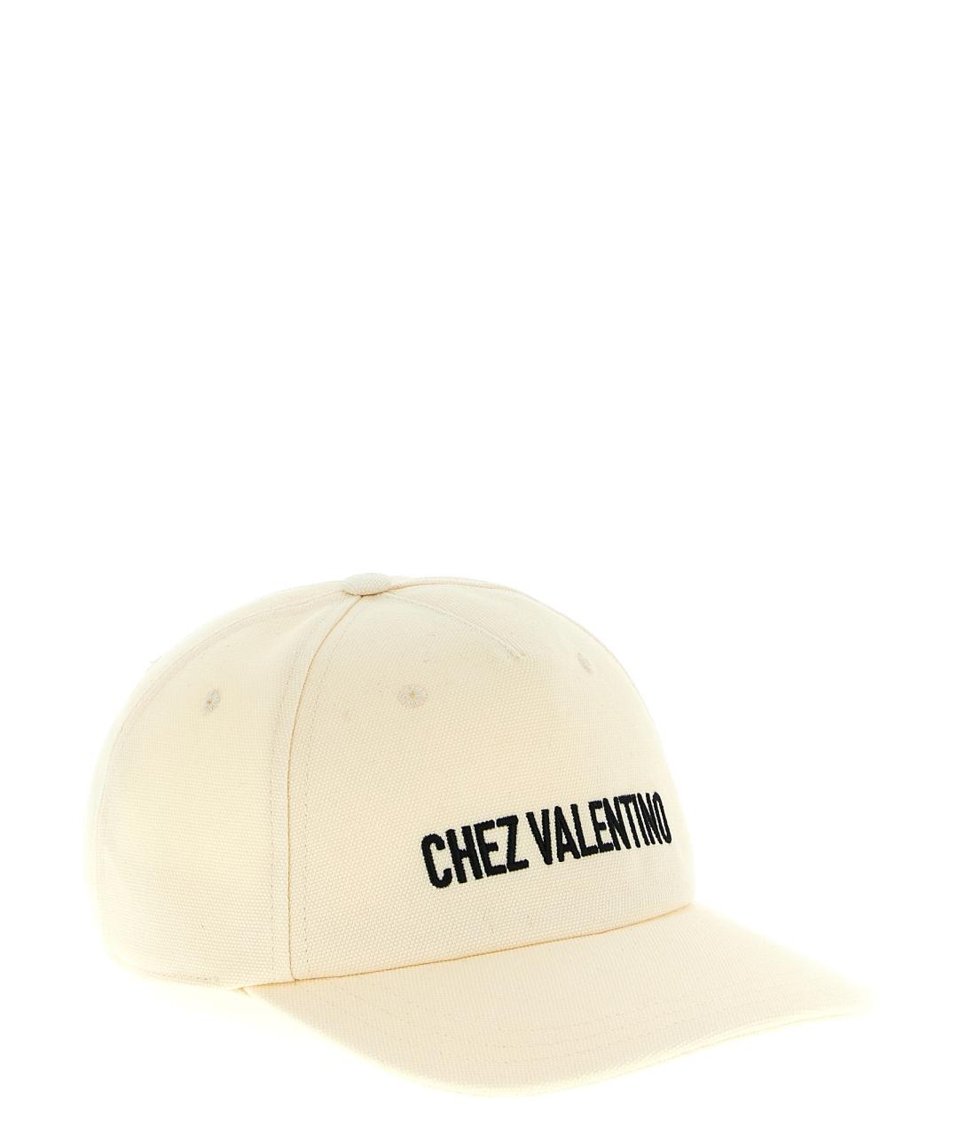 VALENTINO Бежевая хлопковая кепка/бейсболка, фото 2