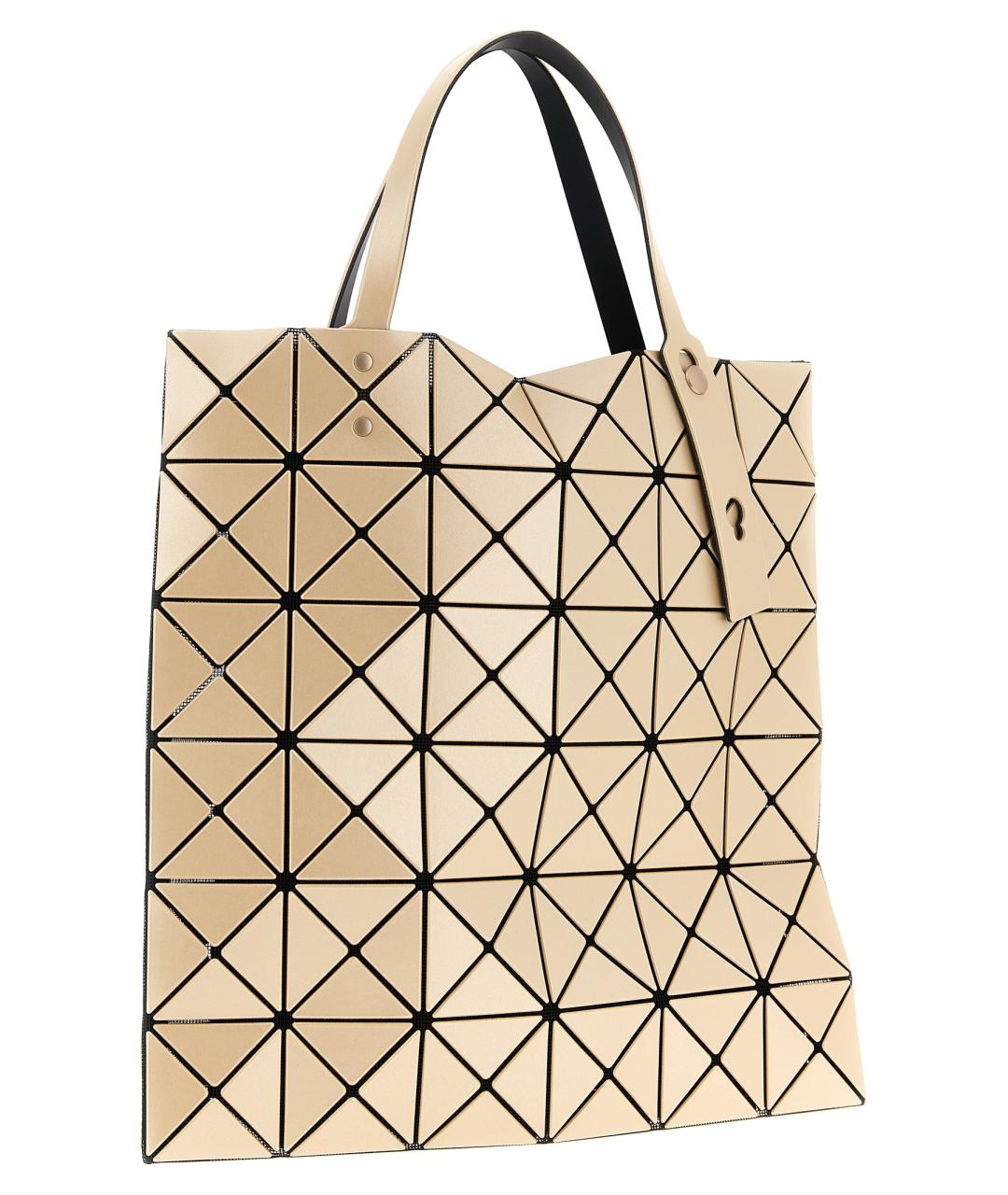 BAO BAO ISSEY MIYAKE Бежевая синтетическая сумка через плечо, фото 2
