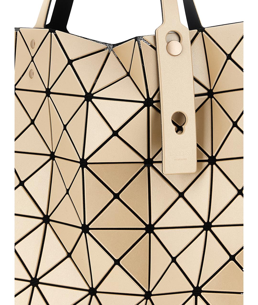 BAO BAO ISSEY MIYAKE Бежевая синтетическая сумка через плечо, фото 3