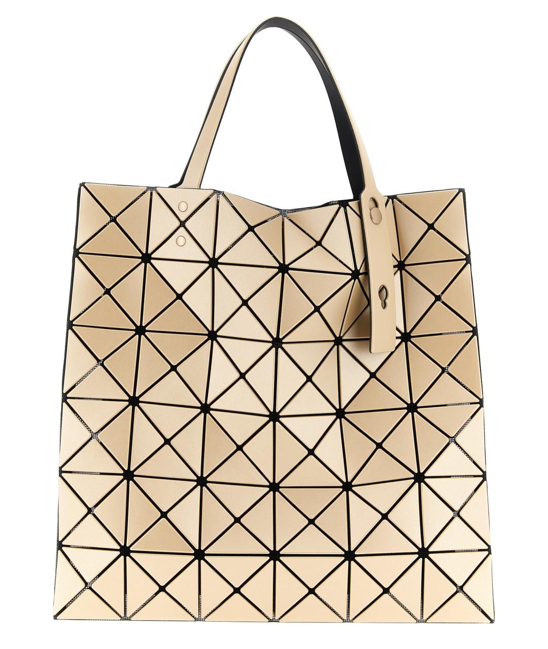 BAO BAO ISSEY MIYAKE Бежевая синтетическая сумка через плечо, фото 1