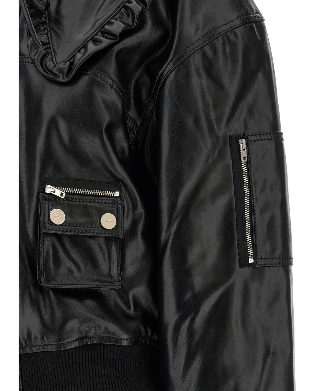 GANNI Черная куртка, фото 5