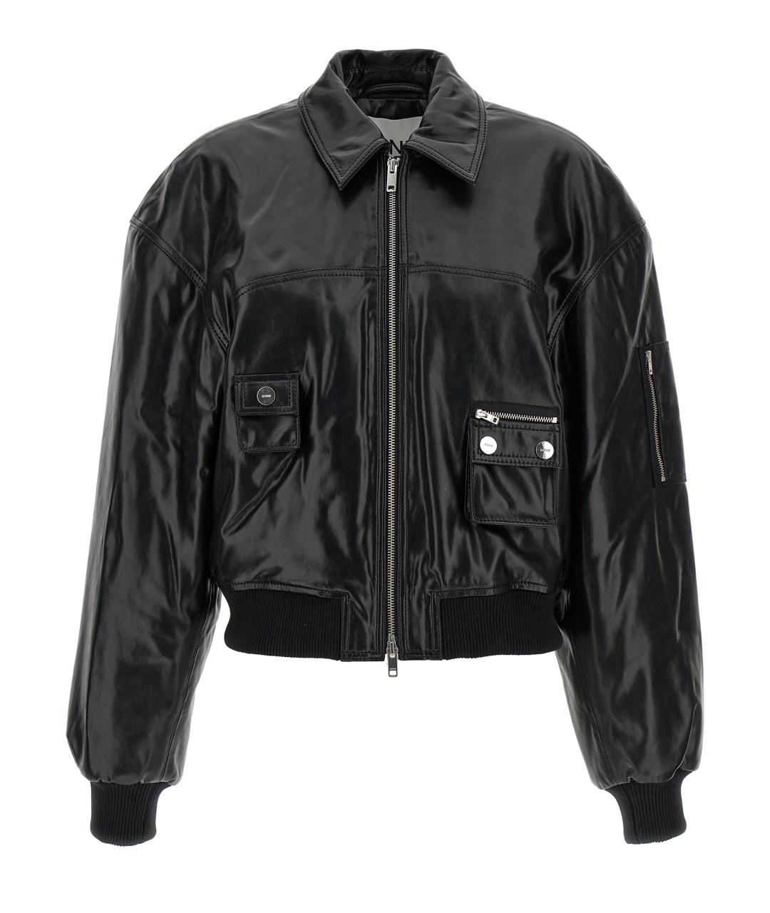 GANNI Черная куртка, фото 2