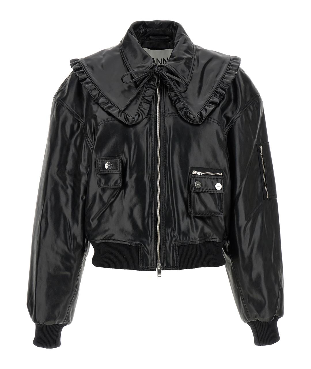 GANNI Черная куртка, фото 1